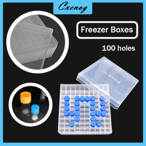 100-well Cryogenic Tube Tray Suitable For 1.5ml 1.8ml 2ml Cryogenic Tubes Withstands Temperatures Down To -180°C Lab Supplies