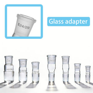 1pcs Lab Glass Adapter 14/19 19/24 24/24 24/29 24/40 29/24 19/14 24/19 Glass Female/Male Connecting Joint for Laboratory Supplie
