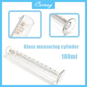 100ML High-Accuracy Glass Measuring Cylinders For Chemistry Laboratory Supplies