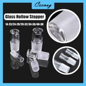 Lab Glass Hollow Plug 14*23/24*29/29*32/34*35/40*38 Standard Mouth Stopper Grinding Air Plugs for Flask School Experiment