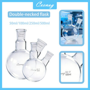 Cxenog Two-neck Round bottom ball bottle Joint 24/29 24/40 Capacity 50mL-500mL Borosilicate Glass Flask Lab glassware