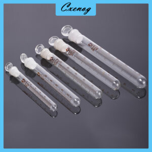 20/25ML Glass Stoppered Test Tubes Graduated Glass Test Tubes Round-bottomed Stoppered Graduated Test Tubes Frosted-mouth
